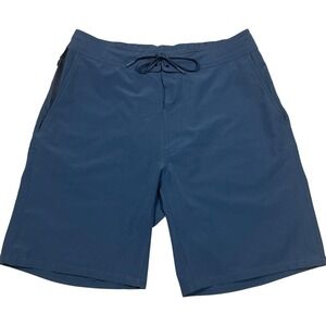 Ten Thousand Foundation Shorts Mens M (30x9) Gray Unlined Tie Front Activewear